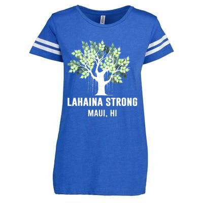 Lahaina Strong Maui Hawaii Old Banyan Tree Enza Ladies Jersey Football T-Shirt