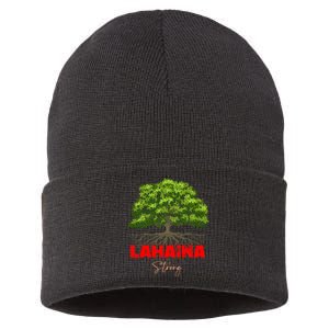 Lahaina Strong Maui Hawaii Sustainable Knit Beanie