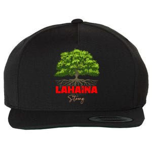 Lahaina Strong Maui Hawaii Wool Snapback Cap