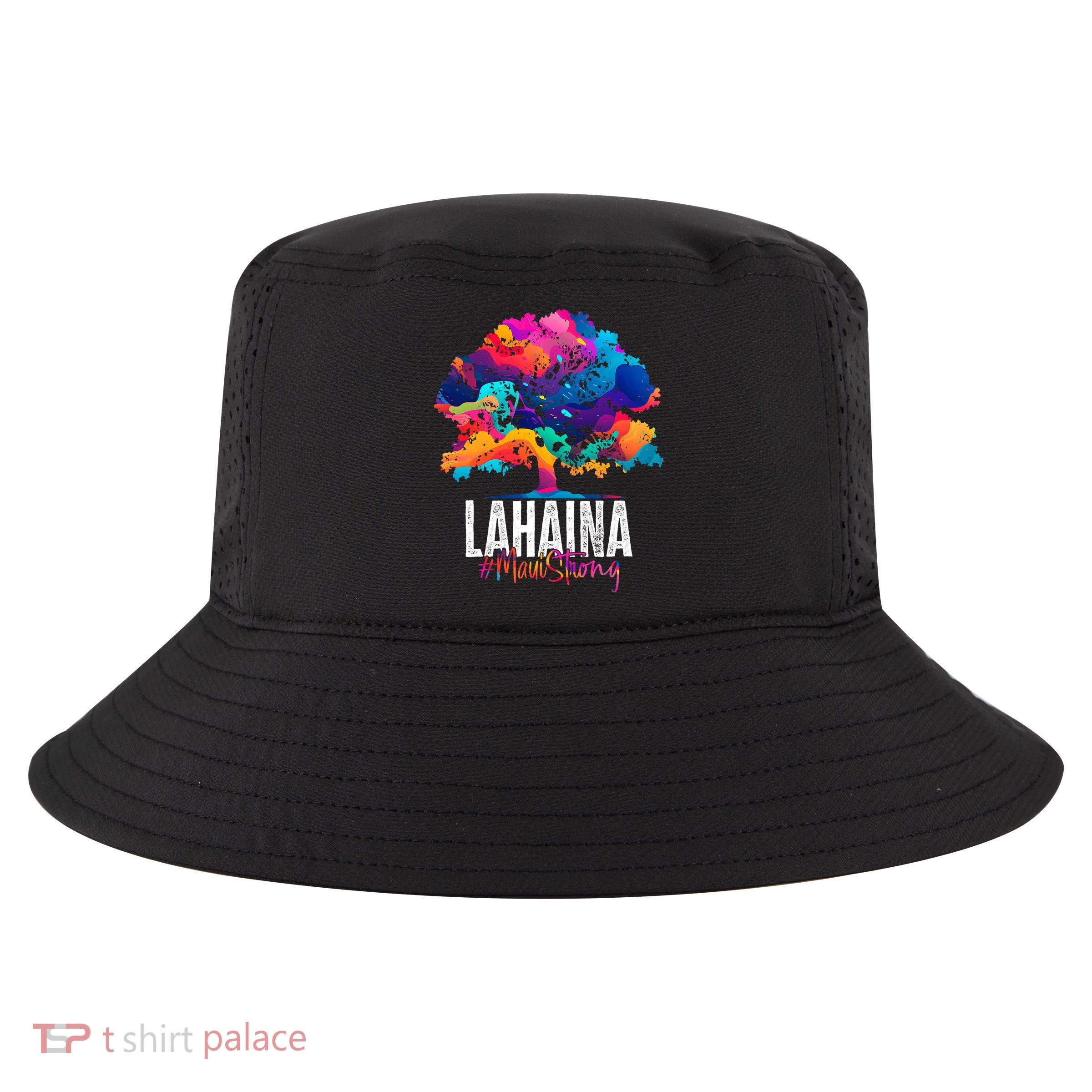 Lahaina Strong Maui Hawaii Old Banyan Tree Cool Comfort Performance Bucket Hat