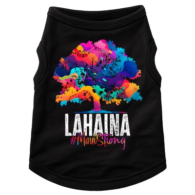 Lahaina Strong Maui Hawaii Old Banyan Tree Doggie Tank