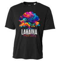 Lahaina Strong Maui Hawaii Old Banyan Tree Cooling Performance Crew T-Shirt