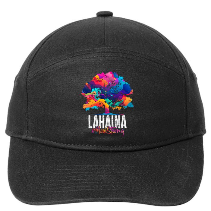 Lahaina Strong Maui Hawaii Old Banyan Tree 7-Panel Snapback Hat