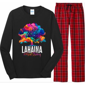 Lahaina Strong Maui Hawaii Old Banyan Tree Long Sleeve Pajama Set