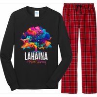 Lahaina Strong Maui Hawaii Old Banyan Tree Long Sleeve Pajama Set