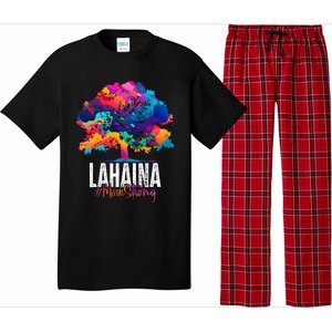 Lahaina Strong Maui Hawaii Old Banyan Tree Pajama Set