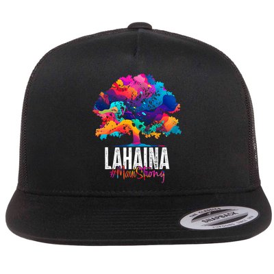 Lahaina Strong Maui Hawaii Old Banyan Tree Flatbill Hat