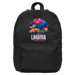 Lahaina Strong Maui Hawaii Old Banyan Tree 16 in Basic Backpack