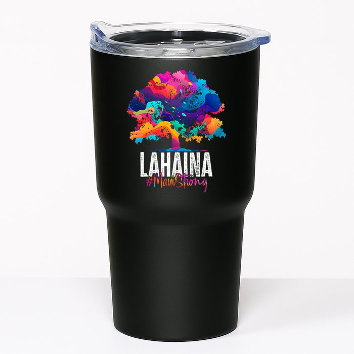 Lahaina Strong Maui Hawaii Old Banyan Tree Tumbler