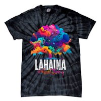 Lahaina Strong Maui Hawaii Old Banyan Tree Tie-Dye T-Shirt