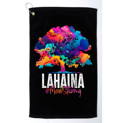 Lahaina Strong Maui Hawaii Old Banyan Tree Golf Towel