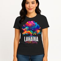 Lahaina Strong Maui Hawaii Old Banyan Tree Womens T-Shirt