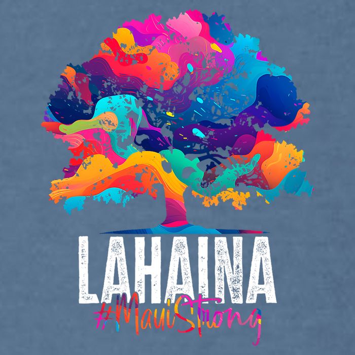 Lahaina Strong Maui Hawaii Old Banyan Tree Garment-Dyed Sweatshirt