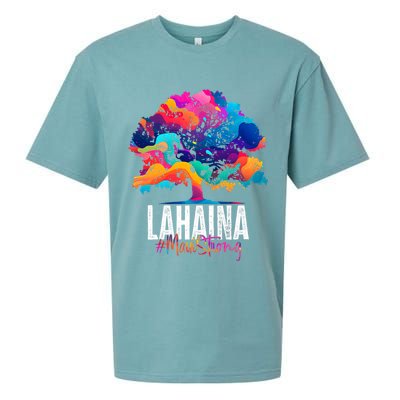 Lahaina Strong Maui Hawaii Old Banyan Tree Sueded Cloud Jersey T-Shirt