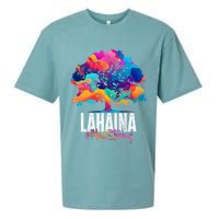 Lahaina Strong Maui Hawaii Old Banyan Tree Sueded Cloud Jersey T-Shirt