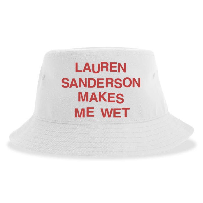 Lauren Sanderson Makes Me Wet Sustainable Bucket Hat