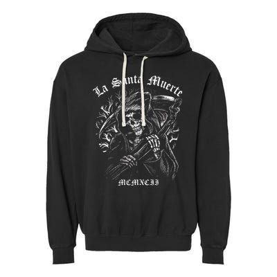 La Santa Muerte Garment-Dyed Fleece Hoodie