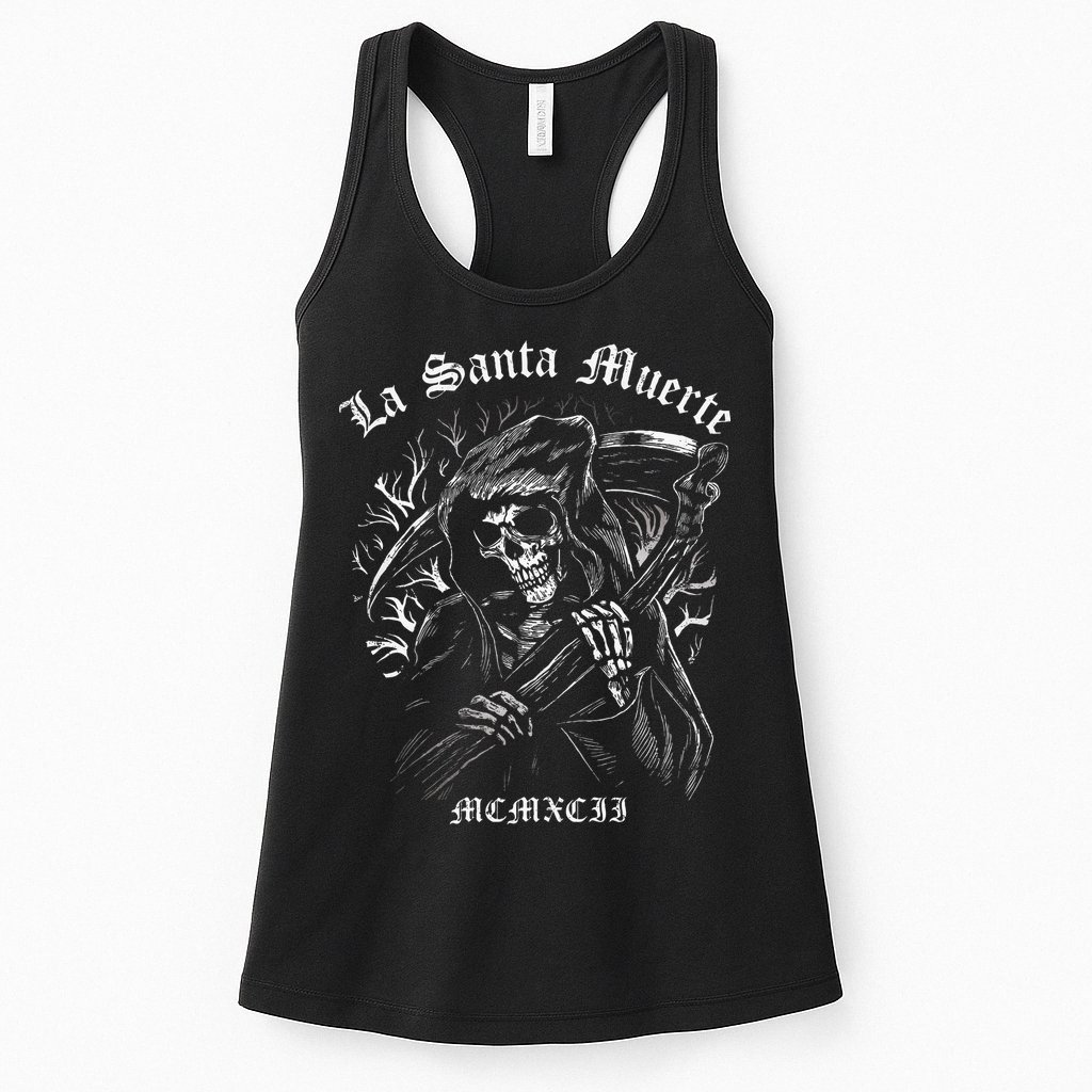 La Santa Muerte Womens Tank Top