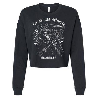 La Santa Muerte Cropped Pullover Crew