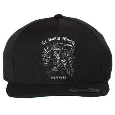 La Santa Muerte Wool Snapback Cap