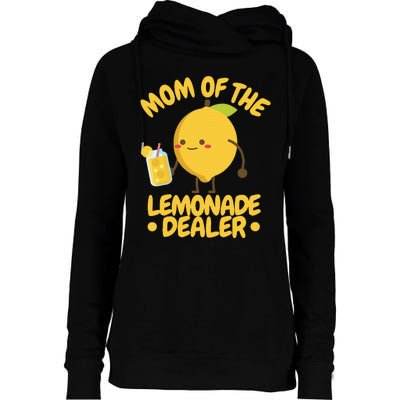 Lemonade Stand Mom Womens Funnel Neck Pullover Hood