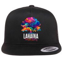 Lahaina Strong Maui Hawaii Old Banyan Tree Flat Bill Trucker Hat