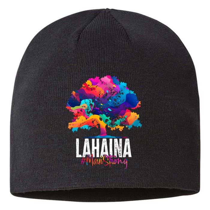 Lahaina Strong Maui Hawaii Old Banyan Tree Sustainable Beanie