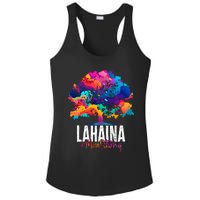 Lahaina Strong Maui Hawaii Old Banyan Tree Ladies PosiCharge Competitor Racerback Tank