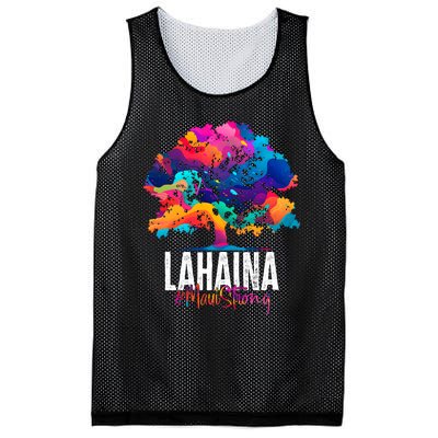 Lahaina Strong Maui Hawaii Old Banyan Tree Mesh Reversible Basketball Jersey Tank