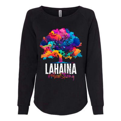 Lahaina Strong Maui Hawaii Old Banyan Tree Womens California Wash Sweatshirt