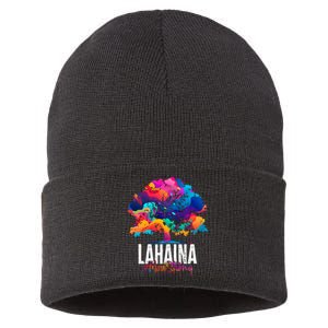 Lahaina Strong Maui Hawaii Old Banyan Tree Sustainable Knit Beanie