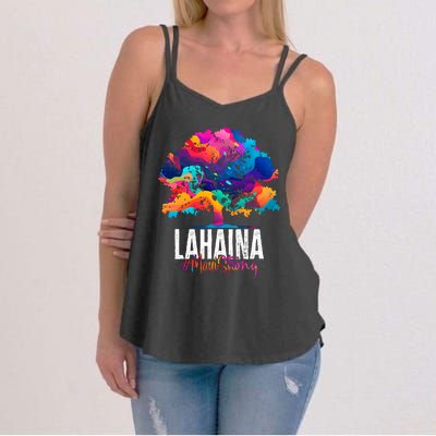 Lahaina Strong Maui Hawaii Old Banyan Tree Women's Strappy Tank