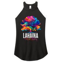 Lahaina Strong Maui Hawaii Old Banyan Tree Women’s Perfect Tri Rocker Tank