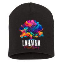 Lahaina Strong Maui Hawaii Old Banyan Tree Short Acrylic Beanie