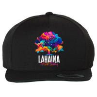 Lahaina Strong Maui Hawaii Old Banyan Tree Wool Snapback Cap