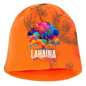 Lahaina Strong Maui Hawaii Old Banyan Tree Kati - Camo Knit Beanie