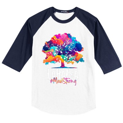 Lahaina Strong Maui Hawaii Old Banyan Tree Baseball Sleeve Shirt