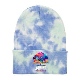 Lahaina Strong Maui Hawaii Old Banyan Tree Tie Dye 12in Knit Beanie