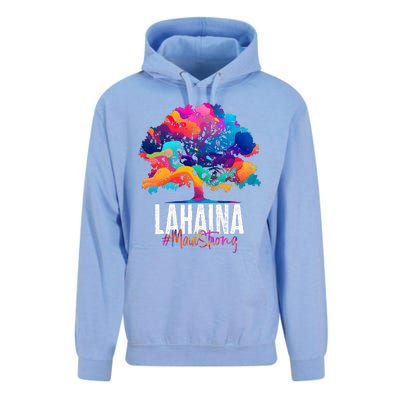 Lahaina Strong Maui Hawaii Old Banyan Tree Unisex Surf Hoodie