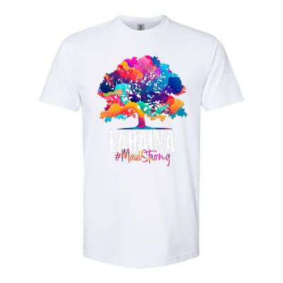 Lahaina Strong Maui Hawaii Old Banyan Tree Softstyle CVC T-Shirt