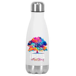 Lahaina Strong Maui Hawaii Old Banyan Tree Stainless Steel Insulated Water Bottle