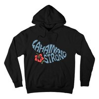 Lahaina Strong Maui Hawaii Shape Maui Hawaii Strong Maui Wildfire Lahaina Hoodie