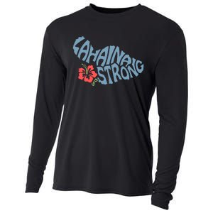 Lahaina Strong Maui Hawaii Shape Maui Hawaii Strong Maui Wildfire Lahaina Cooling Performance Long Sleeve Crew