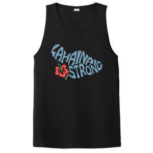 Lahaina Strong Maui Hawaii Shape Maui Hawaii Strong Maui Wildfire Lahaina PosiCharge Competitor Tank