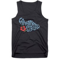 Lahaina Strong Maui Hawaii Shape Maui Hawaii Strong Maui Wildfire Lahaina Tank Top