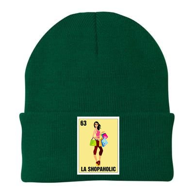 La Shopaholic Mexican Bingo Card Game Shopping Lover Shop Knit Cap Winter Beanie