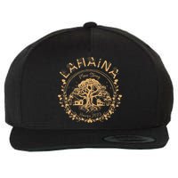 Lahaina Strong Maui Hawaii Old Banyan Tree saving squad Wool Snapback Cap