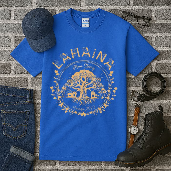 Lahaina Strong Maui Hawaii Old Banyan Tree saving squad Tall T-Shirt