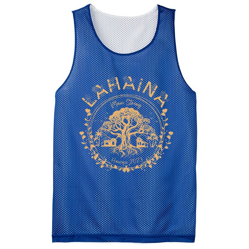 Lahaina Strong Maui Hawaii Old Banyan Tree saving squad Mesh Reversible Basketball Jersey Tank