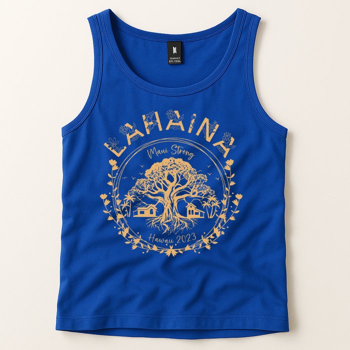 Lahaina Strong Maui Hawaii Old Banyan Tree saving squad Tank Top